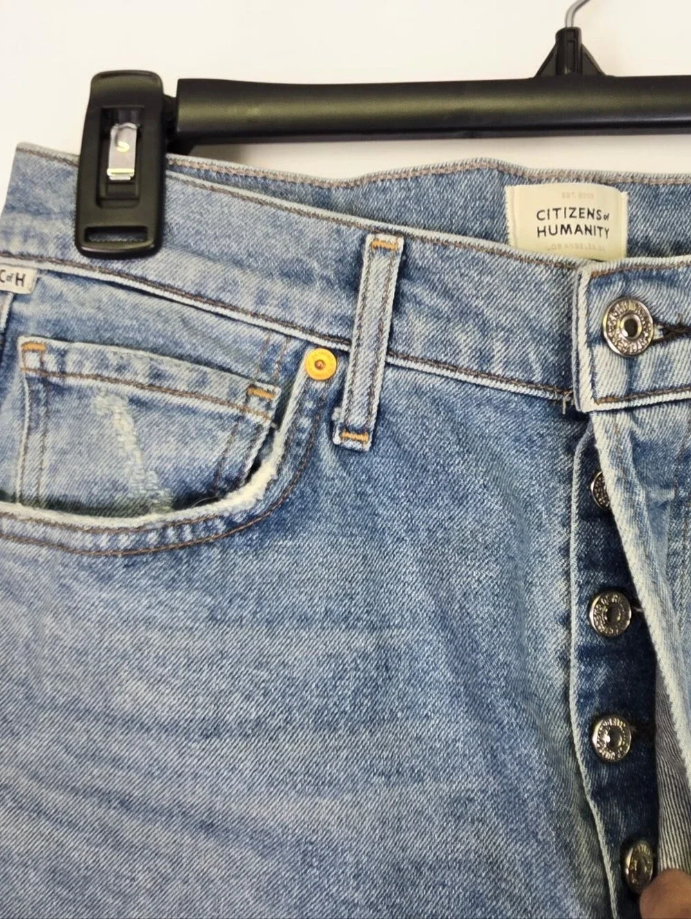 Citizens of Humanity High Rise Button Fly Jean Size 28 Jolene Premium Vintage
